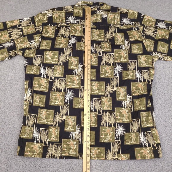 Vintage Cooke Street Shirt Mens XL Palm Floral Hawaiian Aloha Made In‎ Hawaii - Picture 11 of 12